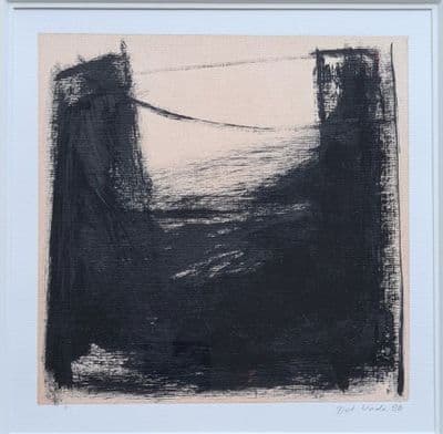 Dot Wade Untitled Monochrome acrylic on paper