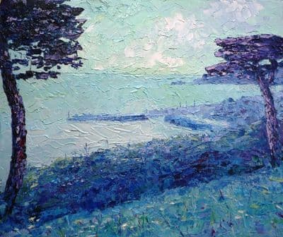 Joan Speight Penzance Harbour From The Pines