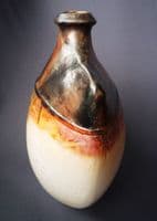 John Bedding Ceramics Flattened Sculptural Vase