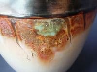 John Bedding Ceramics Flattened Sculptural Vase