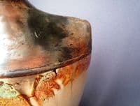 John Bedding Ceramics Flattened Sculptural Vase