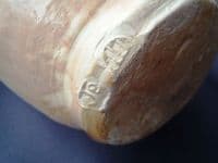 John Bedding Ceramics Flattened Sculptural Vase