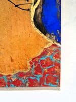 John Emanuel Classical Head oil and gold leaf on panel