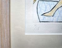 John Emanuel Hand Coloured limited edition etching