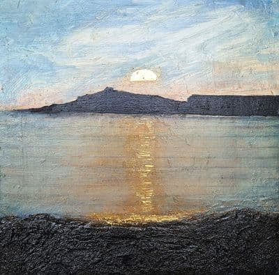 John Emanuel The Island and Porthmeor oil on canvas