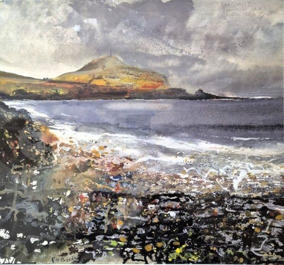 Kurt Jackson High Water Porth Ledden limited edition lithoprint