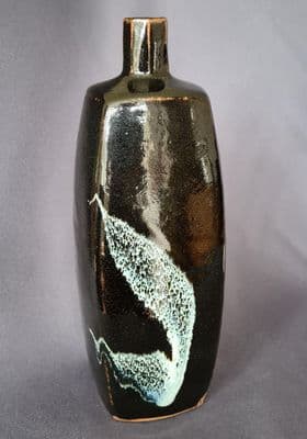 Peter Swanson Tall Tenmoku Thrown Bottle Pot