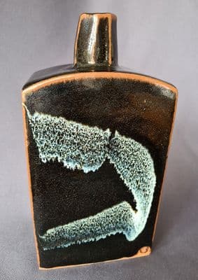 Peter Swanson Tenmoku Slabbed Bottle Pot