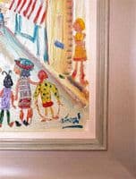 Simeon Stafford St Ives Street Scene painting