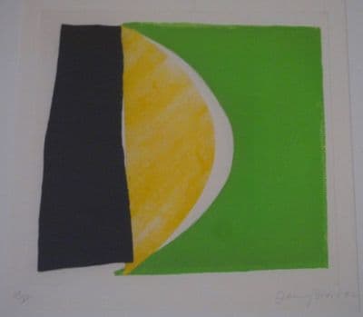 Sir Terry Frost Lemon Green and Black signed print
