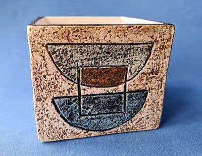 Troika Cube Vase by Eleanor Winning