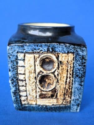 Troika Pottery 70's Marmalade Pot by Avril Bennet