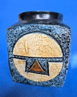 Troika Pottery 70's Marmalade Pot by Sue Lowe