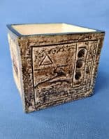 Troika Pottery Cube by Alison Brigden