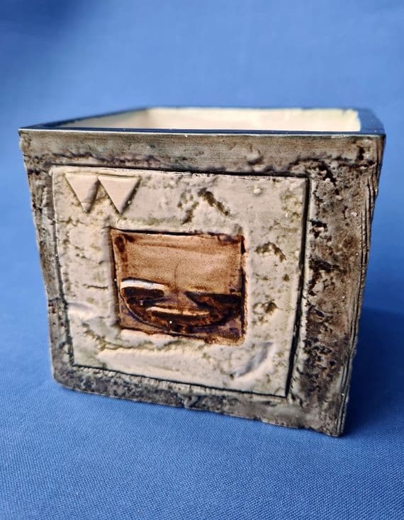 Troika Pottery Cube by Alison Brigden