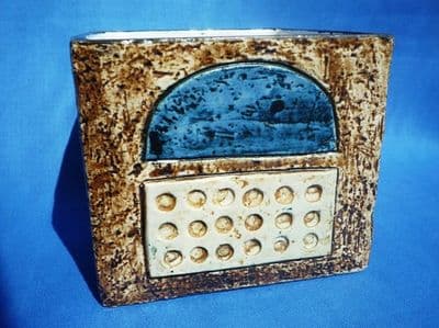 Troika Pottery Cube by Ann Jones