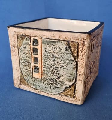 Troika Pottery Cube by Annette Walters