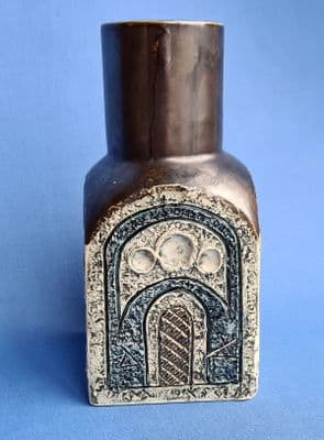 Troika Pottery Rough Textured Spice Jar by Simone Kilburn