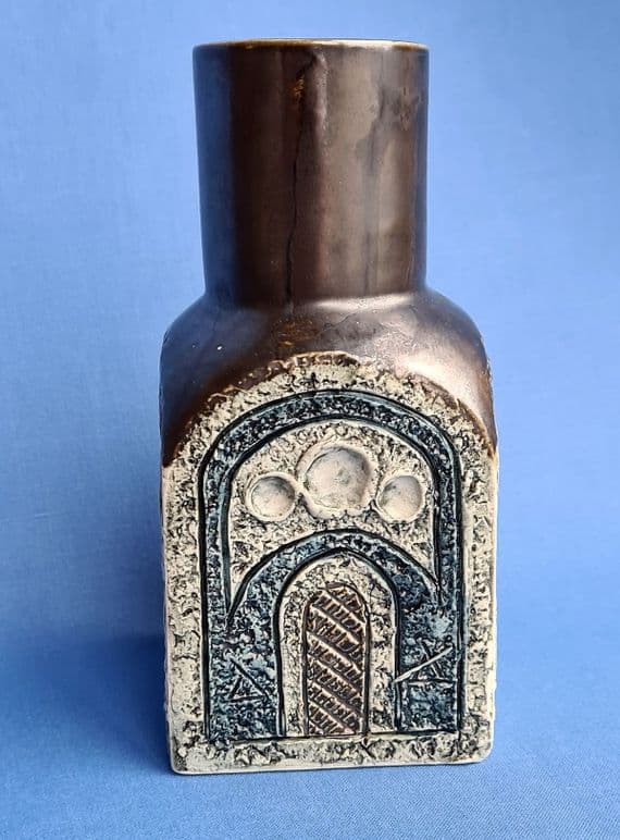 Troika Pottery Rough Textured Spice Jar by Simone Kilburn