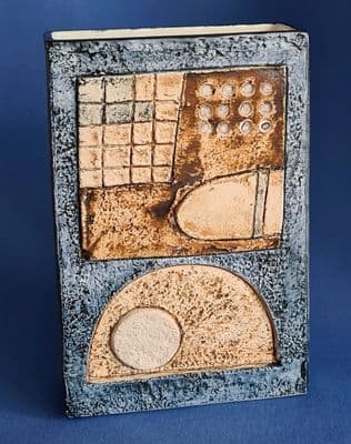 Troika Pottery Slab Vase by Anne Jones