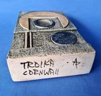 Troika Pottery Slab Vase by Avril Bennet