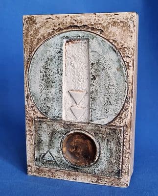 Troika Pottery Slab Vase By Penny Black