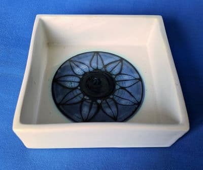 Troika Pottery St Ives Flower Medallion Dish