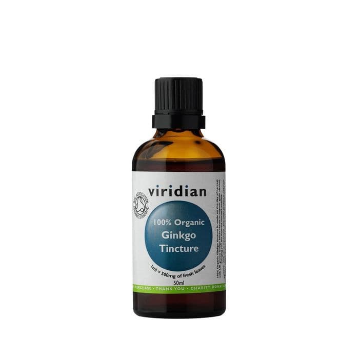 100% Organic Ginkgo biloba Tincture 50ml