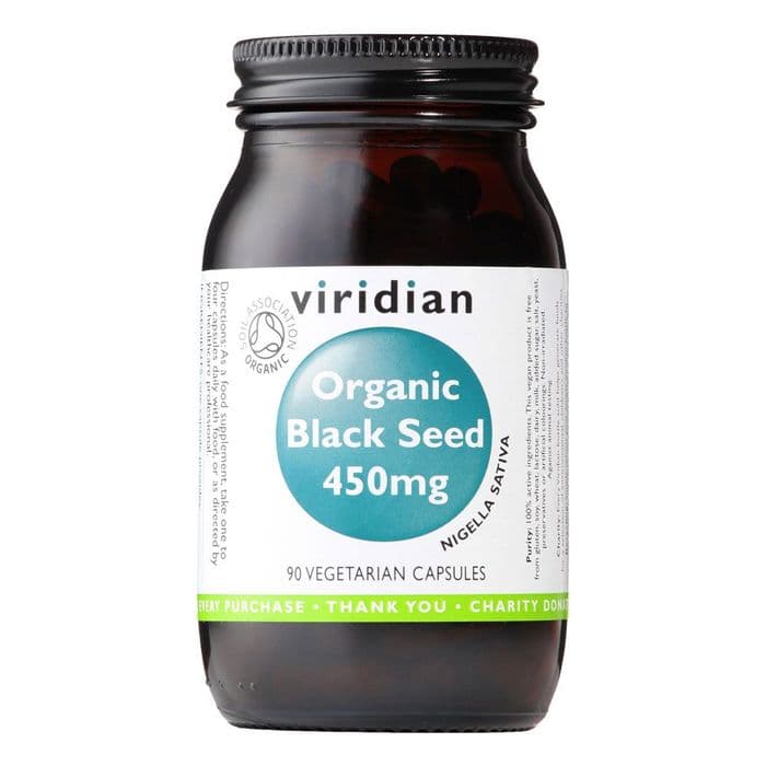 Organic Black Seed 450mg 90 Veg Caps