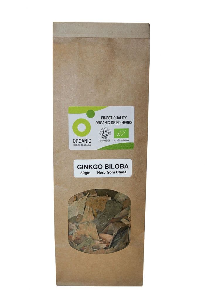 Organic Ginkgo Leaf 50gm