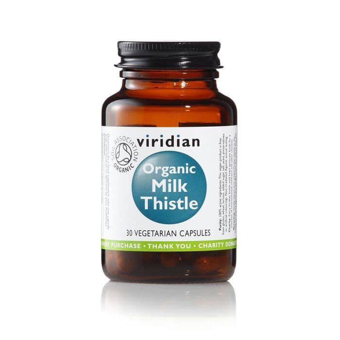Organic Milk Thistle 400mg 30 Veg Caps