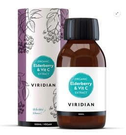 Viridian Organic Elderberry Extract 100ml