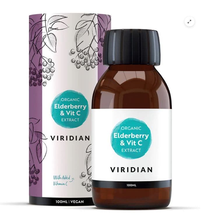 Viridian Organic Elderberry Extract 100ml