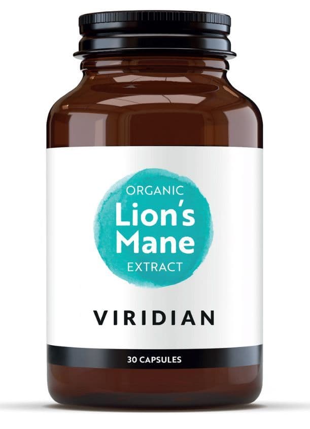 Viridian Organic Lions Mane 30 vegcaps