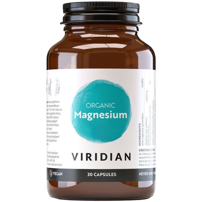 Viridian Organic Magnesium 30 vegcaps