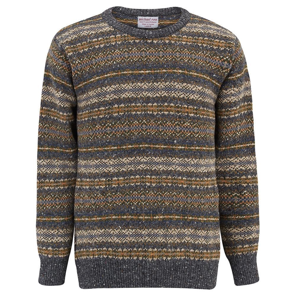 FAIR ISLE KNITWEAR-Crew Made in England