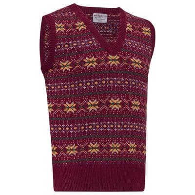 007 Combo Fair Isle wine