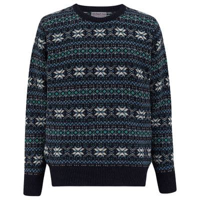 COMBO FAIR ISLE F01 Navy