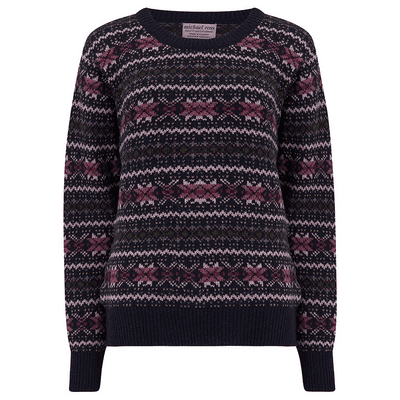 COMBO FAIR ISLE F06 Navy