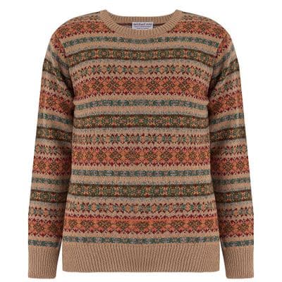 COUNTRY FAIR ISLE CREW F03 MOUFLON