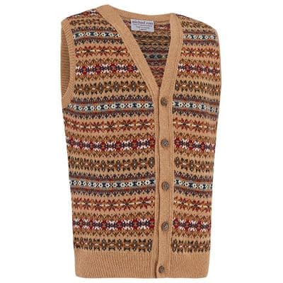 Country  WAISTCOAT F33 CAMEL