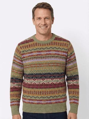 Jacobs Fair Isle -Moss