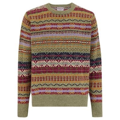 Jacobs Fair Isle -Moss P2