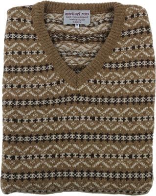 RL FAIR ISLE SLIP OVER-MOUFLON F20