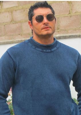The Weekender Sweater-Indigo