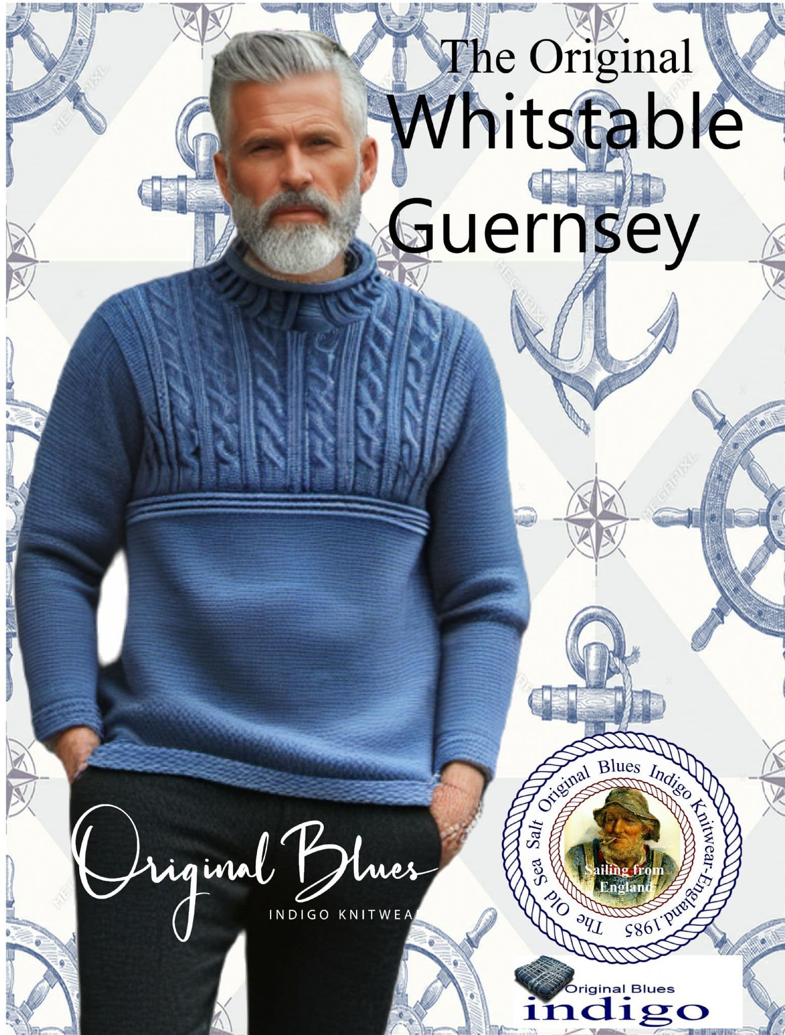 WHITSTABLE GUERNSEY-MEN'S-Original Blues