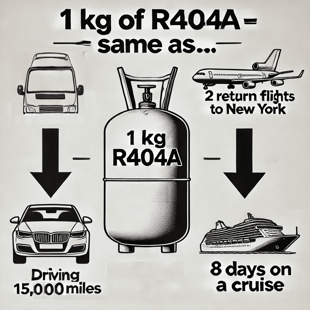 1kg of Gas, 15,000 Miles of Damage, The Environmental Impact of Refrigerant  Leaks
