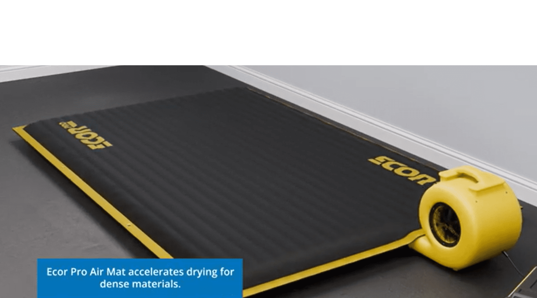 Site-Safe Dehumidification, Why Air Mats Are Safer and Tidier Than Loose Ducting