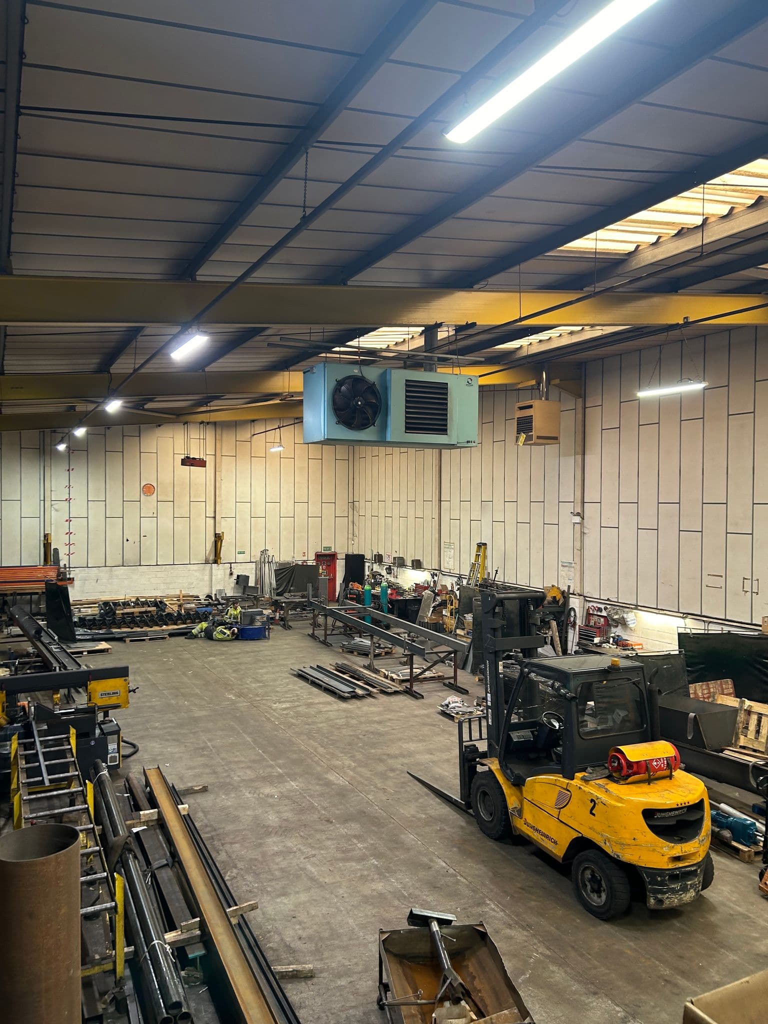 Heating Your Industrial Space With The Powrmatic LX Warm Air Suspended