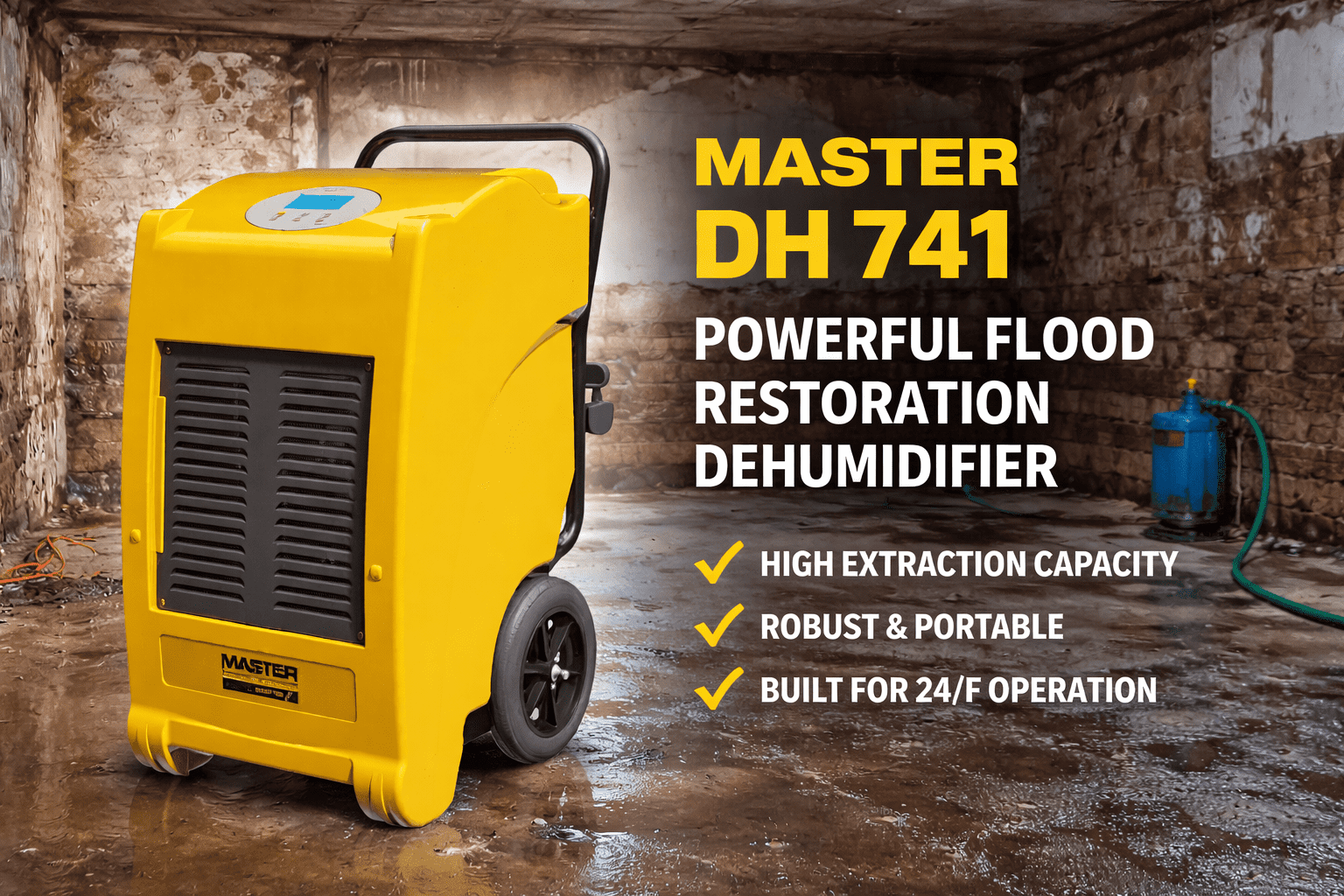 Flood Restoration Drying, How Master Dehumidifiers Speed Up Recovery